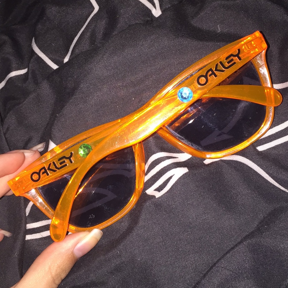 Orange Oakley Sunglasses